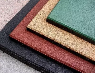 Sport zali uchun Rubber Max Sport kauchuk plitalari (490 x 490 x 12 mm) - 130 000 so'm / kv.m