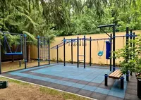 Резиновая плита Rubber Max Sport для Workout площадки (490 х 490 х 35 мм)