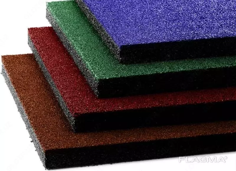 250 000 сум Резиновая плита "Rubber Max Sport" для волейбольной и баскетбольной площадки (490 х 490 х 25 мм)