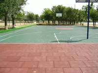 ООО "Rubber Max" - Резиновая плита "Rubber Max Sport" для волейбольной и баскетбольной площадки (490 х 490 х 25 мм)