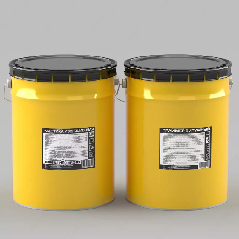 МАстика Битумная 19кг/21.5л - от {0} сум