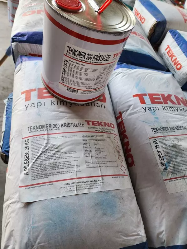 Полимерцементная гидроизоляция Teknomer 200 Crystallized(Текномер 200 Кристалайзд)
