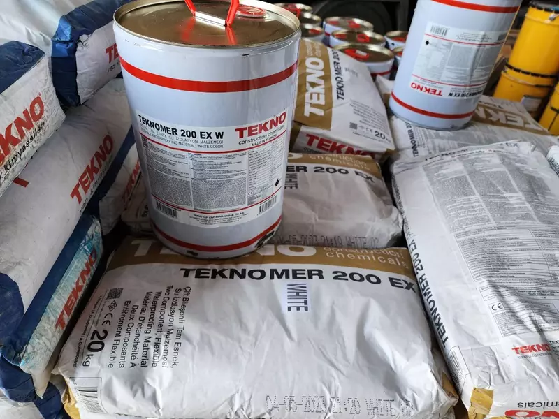Гидроизоляционная смесь Teknomer 200 EX White(Текномер 200 EX W- белый)