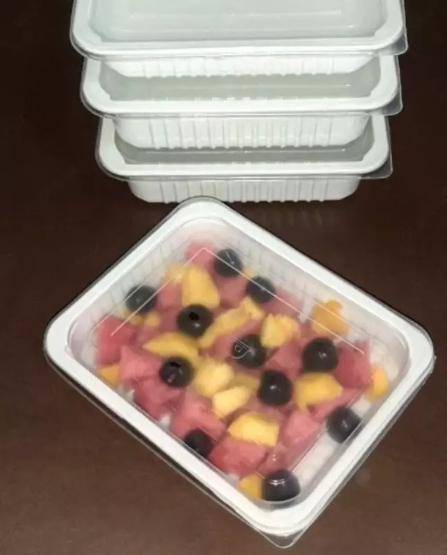 Пластиковый контейнер с прозрачной крышкой