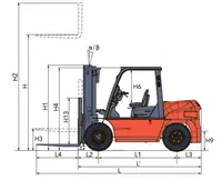 200 000 000 so'm Дизельный вилочный погрузчик CPCD100 Грузоподъемность 10т НА ЗАКАЗ