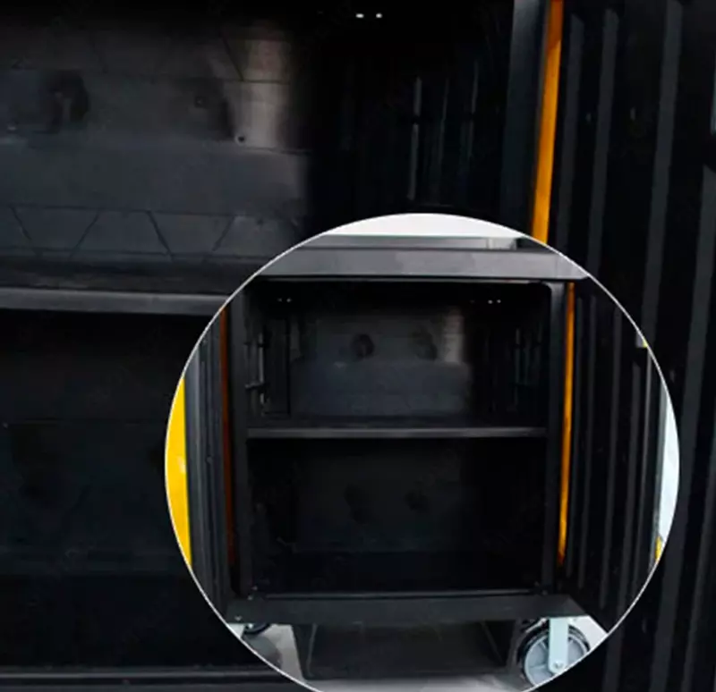 Ikki chelak yig'ish aravachasi 25 l yigiruvchi HUNTER bilan CLEAN MARKET UT