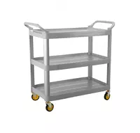 СЕРВИРОВОЧНАЯ ТЕЛЕЖКА СЕРАЯ ОТ CLEMAR