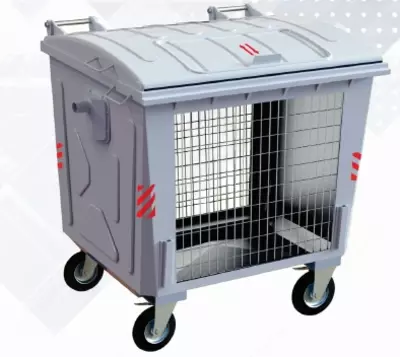 Металлический контейнер для временного хранения макулатуры 1100 л. - Цена по запросу