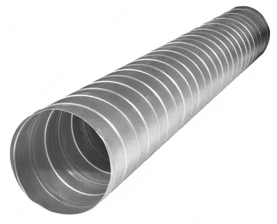 Воздуховоды круглые спирально-навивные с ребро жёсткости - Цена по запросу