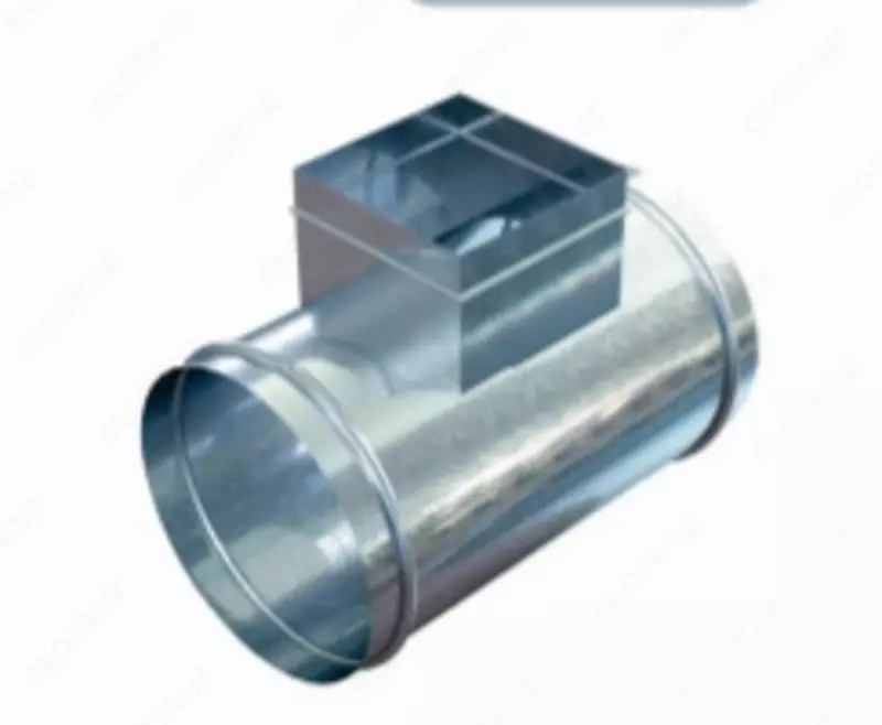 Тройник прямой т-образный для прямоугольного воздуховода