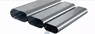 Спирально-навивные плоско-овальные воздуховоды с ребро жесткости - Цена по запросу