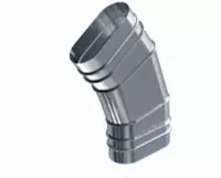 Отвод (угол 45°) для плоско-овальных воздуховодов