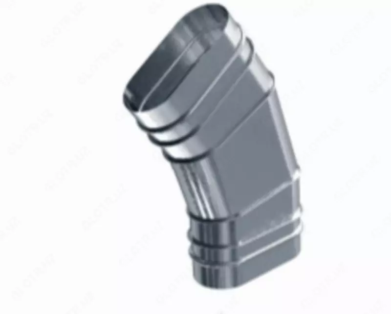 Отвод (угол 45°) для плоско-овальных воздуховодов