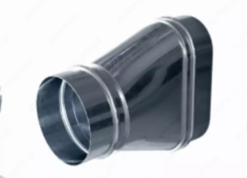 Переход для плоско-овальных воздуховодов