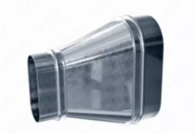 Переход для плоско-овальных воздуховодов