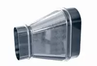 Переход для плоско-овальных воздуховодов - по запросу