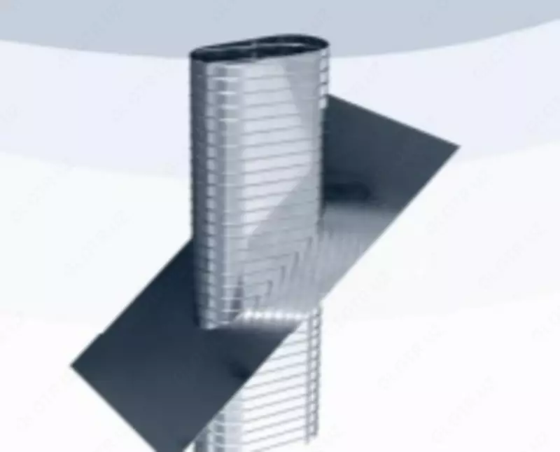 Узел для плоско-овальных воздуховодов - по запросу