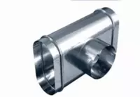 Тройник прямой т-образный для плоско-овальных воздуховодов