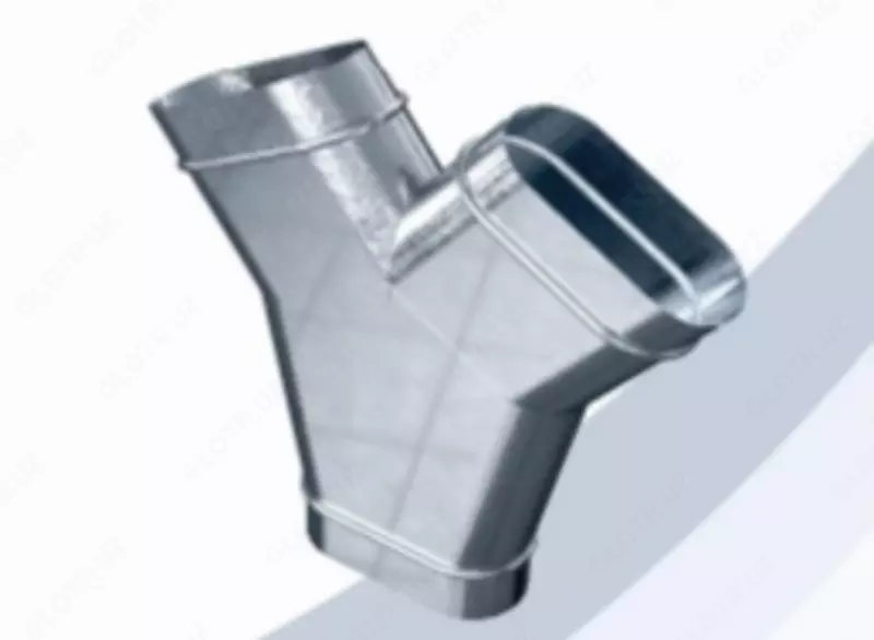 Тройник Y-образный для плоско-овальных воздуховодов - по запросу