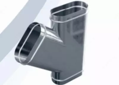 Тройник косой для плоско-овальных воздуховодов - Цена по запросу