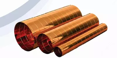 Воздуховоды круглые спирально-навивные из меди