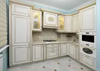 Кухонная мебель (рассрочка) Классическая кухня из  Крашенный шпон