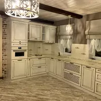  Кухонная мебель (рассрочка) Классическая кухня из  Крашенный шпон Только в розницу