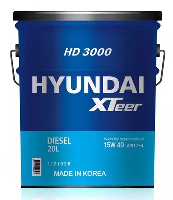 Hyundai XTeer HD 3000 15W40