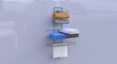 Угловая полка для ванной N3