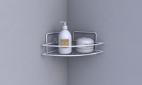 Угловая полка для ванной N4 - по запросу