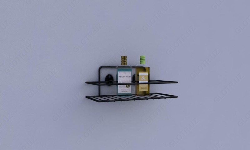 Угловая полка для ванной N7