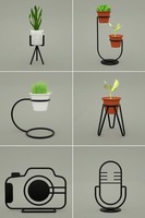 Подставки для растений N2 - по запросу