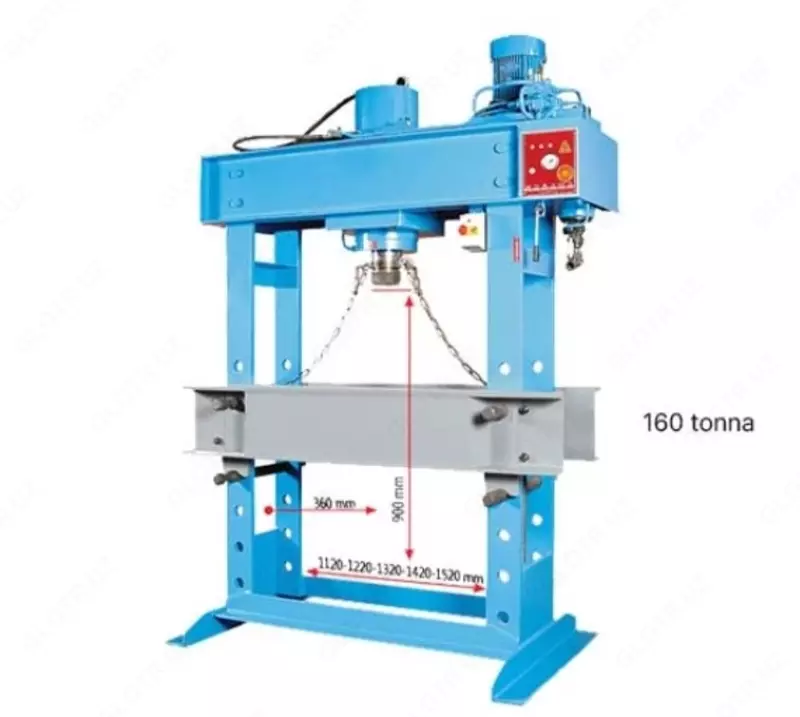 Гидравлический пресс с мотором