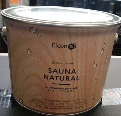 ПРОПИТКА ДЛЯ БАНИ И САУНЫ ELCON SAUNA NATURAL В ТАШКЕНТЕ - 81 582 сум / литр