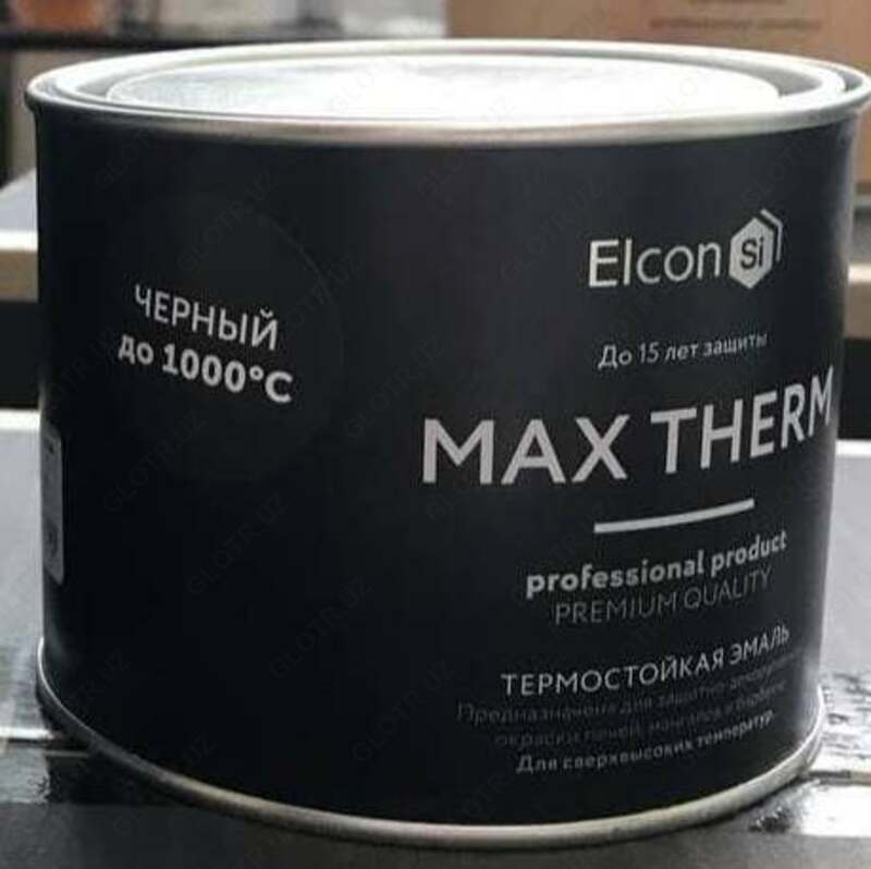 91 700 so'm Issiqlikka chidamli emal + 1000C Elcon Max Therm qora mat Toshkentda