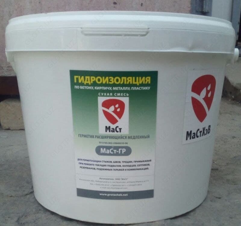 Герметик расширяющийся МАСТ-ГР в Ташкенте