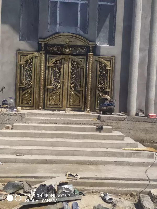 Металлические ворота (арт-10)