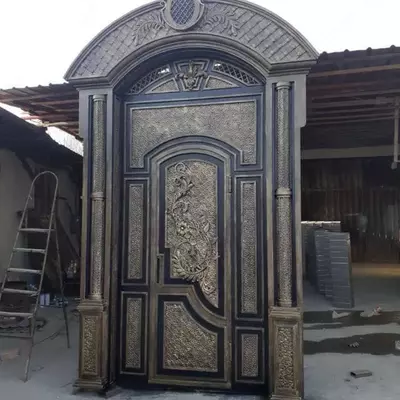 Металлические ворота (арт-18)