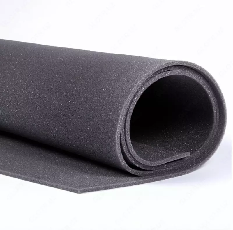 Поролон метражный для автомобиля и обуви черного и белого цвета