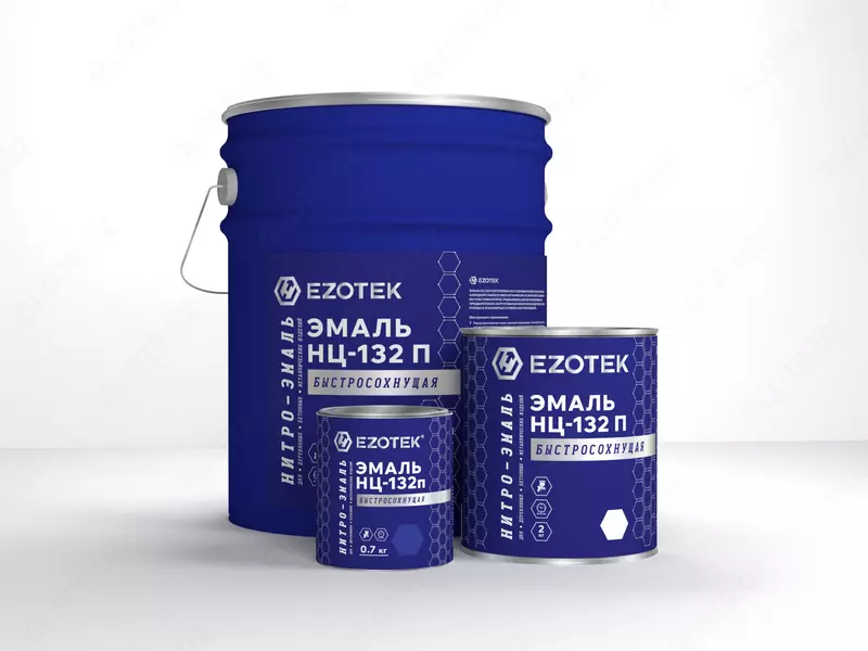 Эмаль НЦ-132п быстросохнущая