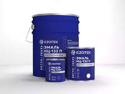 Эмаль НЦ-132п EZOTEK быстросохнущая