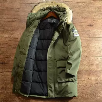 Мужская зимняя куртка Аляска с гусиным пухом Ташкент