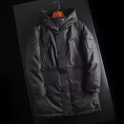 Мужская зимняя куртка пуховик аляска с климат контролем до -30°С🌡