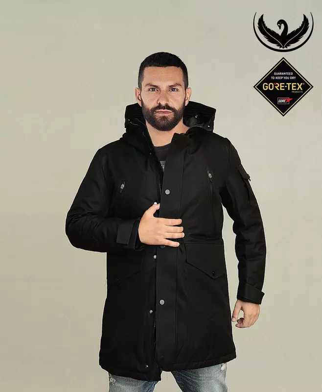 Мужская зимняя куртка пуховик GORE-TEX