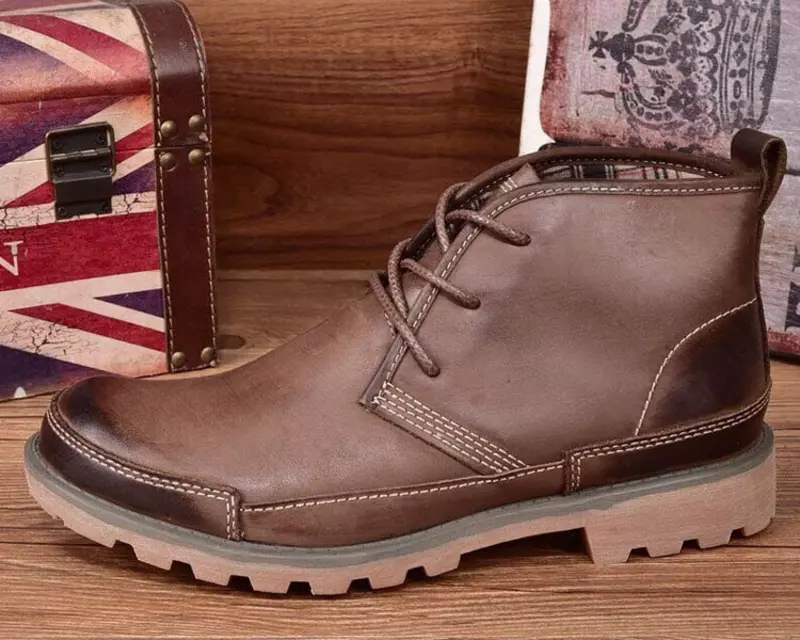 Мужские кожаные ботинки Timberland CHUKKA Только в розницу