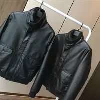 Мужская кожаная куртка бомбер Carrera Италия