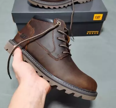 Мужские кожаные ботинки CAT Exigent
