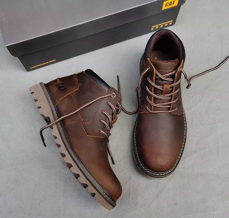 Мужские кожаные ботинки CAT Exigent Куртки Аляска и пуховики в Ташкенте