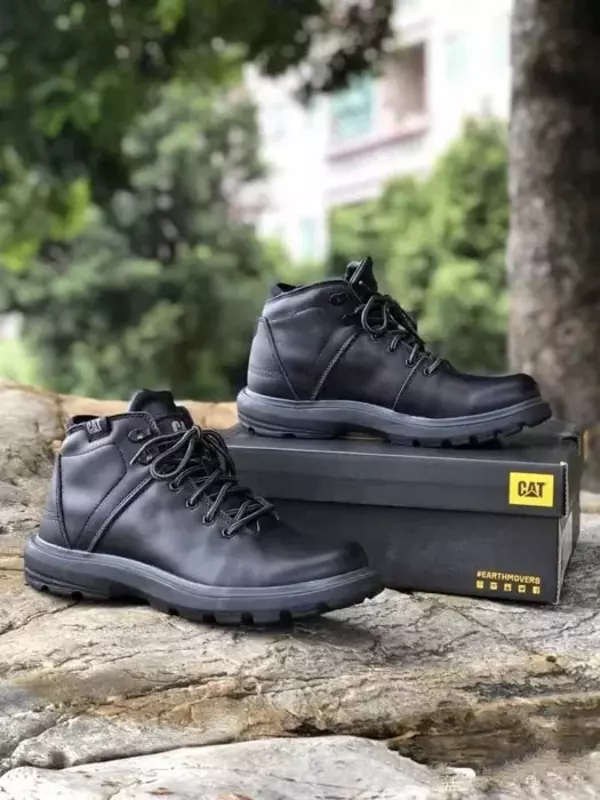 Мужские кожаные ботинки CAT Founder Boston Куртки Аляска и пуховики в Ташкенте