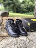 Мужские кожаные ботинки CAT Founder Boston - Куртки Аляска и пуховики в Ташкенте